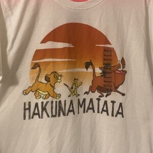 Disney Kids Hakuna Matata White T-Shirt